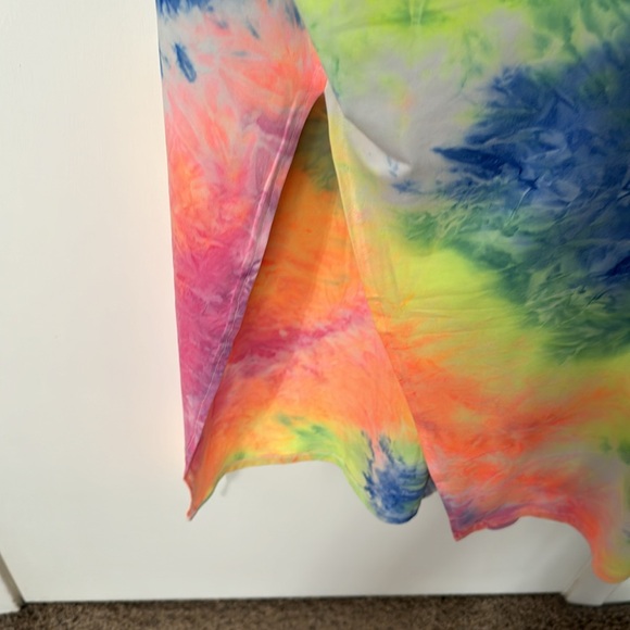 Sunshine & Rodeos bright tie-dye cover-up/Long cardigan NWT - Picture 6 of 12